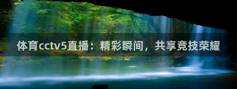 河豚体育直播app官网下载：体育cctv5直播：精彩瞬间，共享竞技荣耀